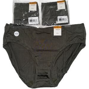 Alfani Intimates 3pc Lot Core Panty Bikini Hipster Olive Dusk Plus Sz 3X Panties